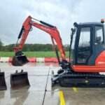 Original Japan Second-Hand Mini Excavator Kubota KX61-3