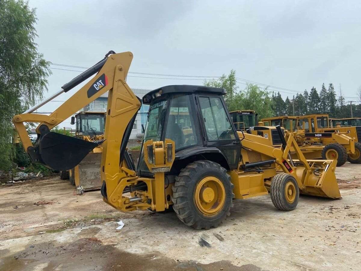 High quality used old backhoe loader for sale caterpillar 420F