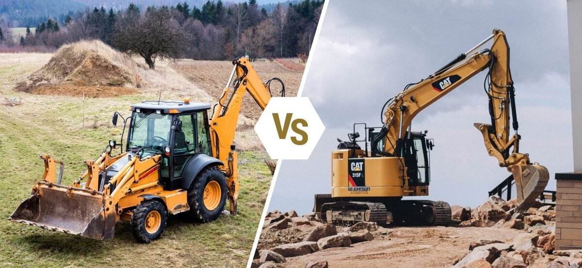Excavator vs Backhoe