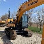 Hot Sale Used Excavator Hyundai HX160L Secondhand Excavator Machine in Stock