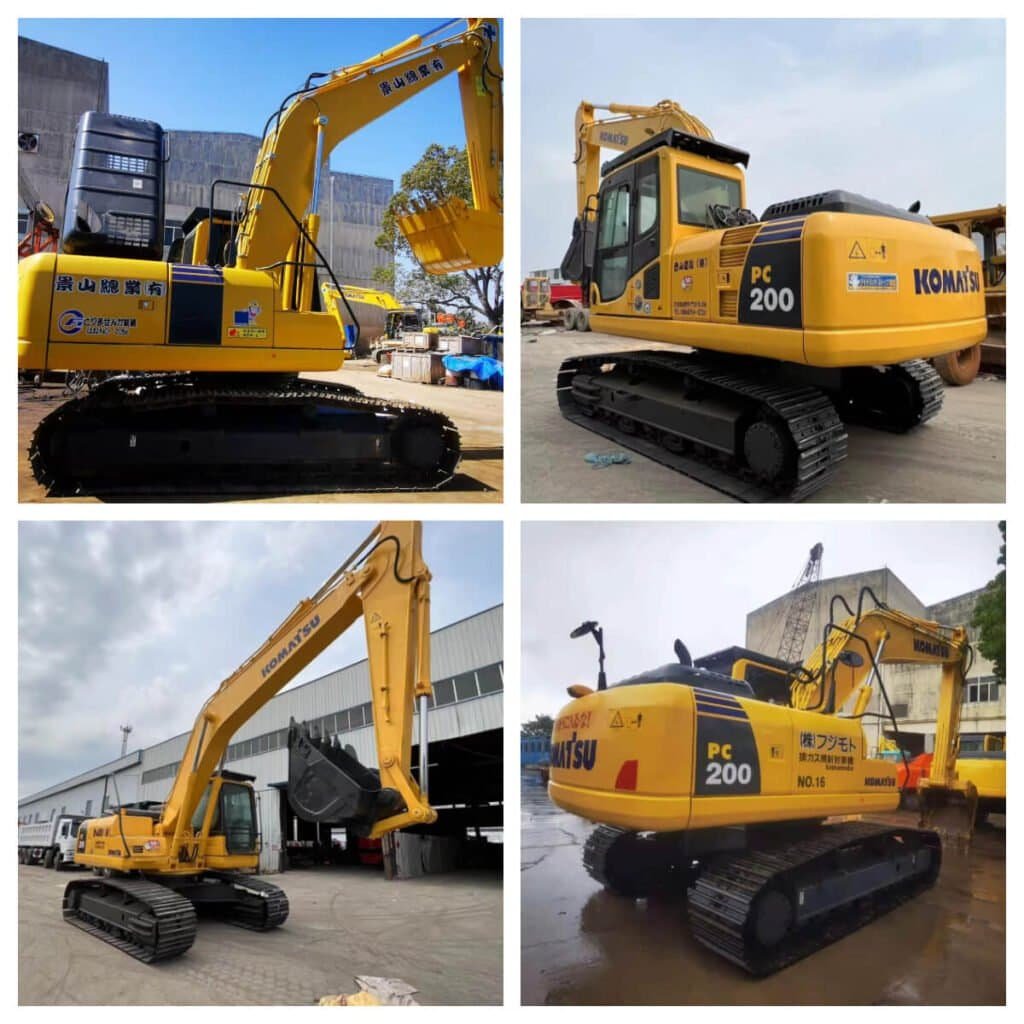 Medium Crawler Digger Komatsu 200 Excavator For Sale in Low Price 2 Komatsu 200 Excavator