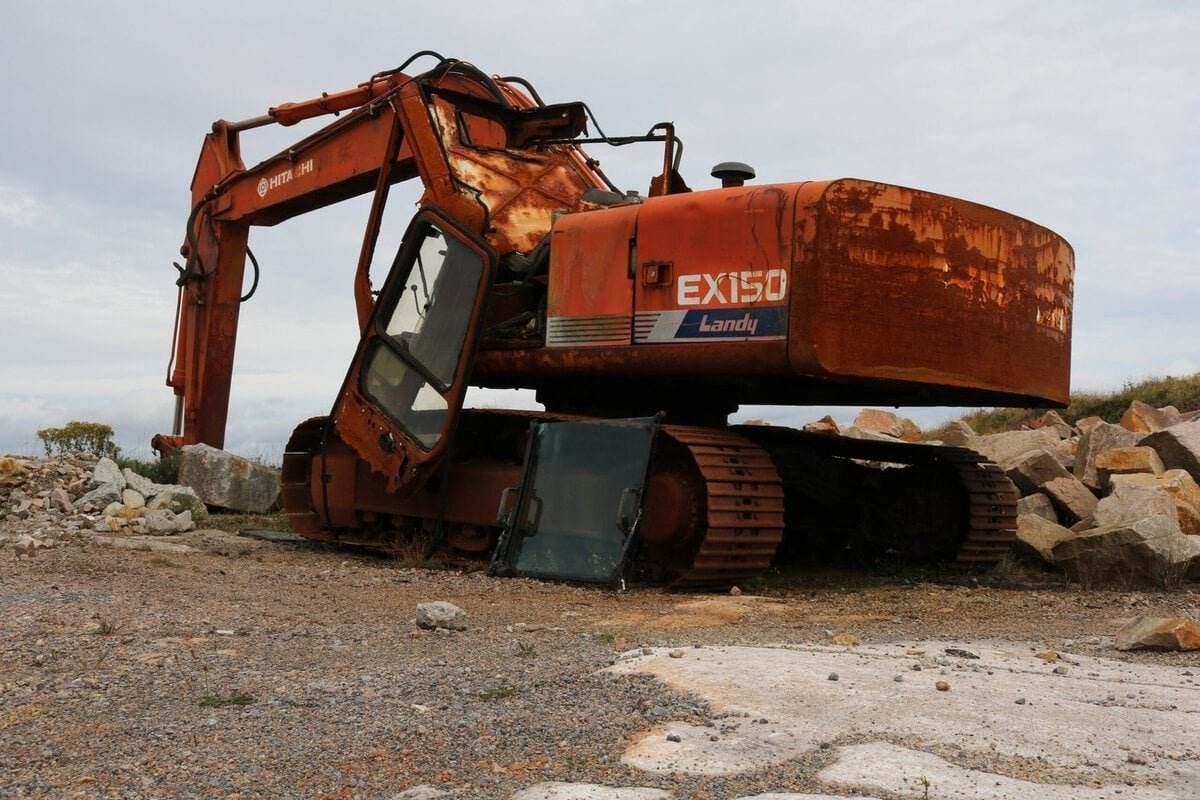 excavator rust