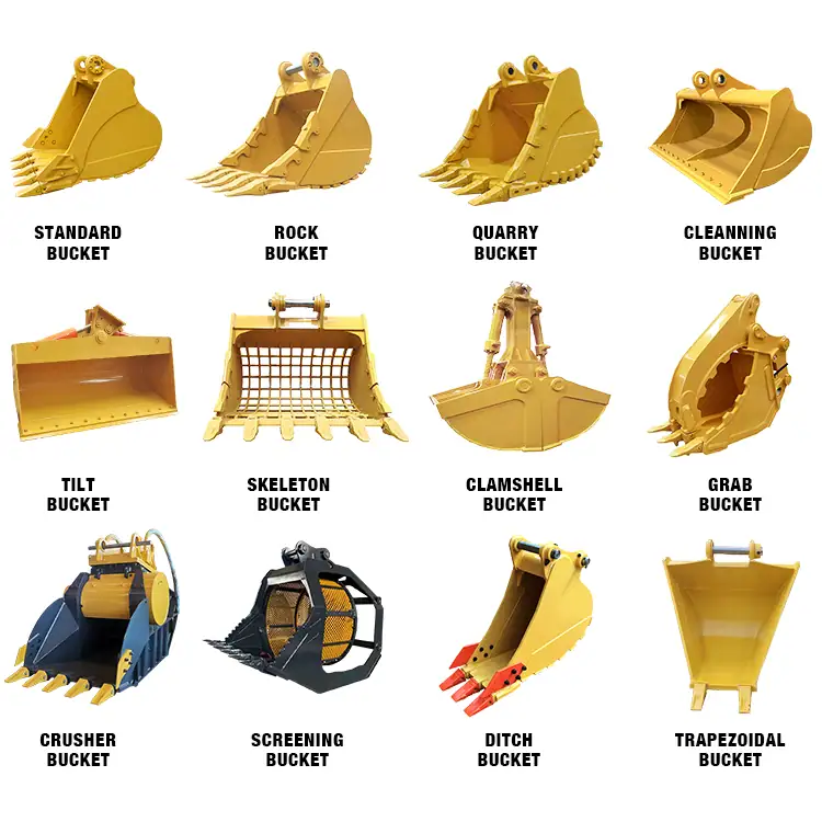 How Does Excavator Bucket Capacity Impact Digging Performance? 6 Gp Excavator Bucket Backhoe Earthmoving Bucket Standard Bucket