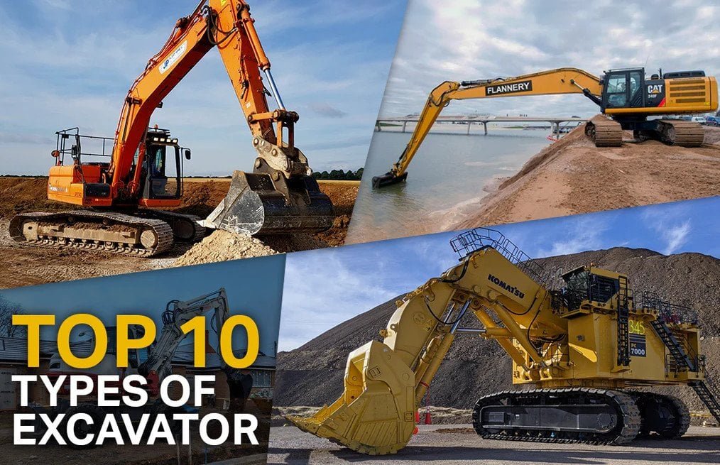Exploring the Different Models of Excavators and Their Applications in Construction 1 types of excavator2 1