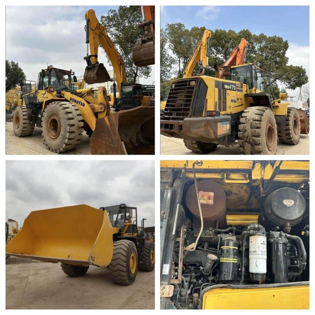 Komatsu WA470 Wheel Loader Original Used In Stock For Sale 1 FotoJet 24